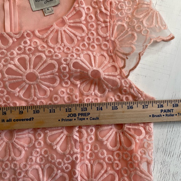 Peach flower dress size 8 - Picture 4 of 7